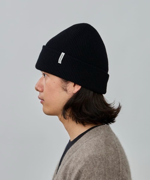 OVERRIDE（オーバーライド）の「OVERRIDE  LAMB WOOL WATCH / オーバーライド（ニットキャップ/ビーニー・メンズ・ライトグリーン/ライトブラウン/ブルー/ブラック・57~59cm）」の7枚目の写真