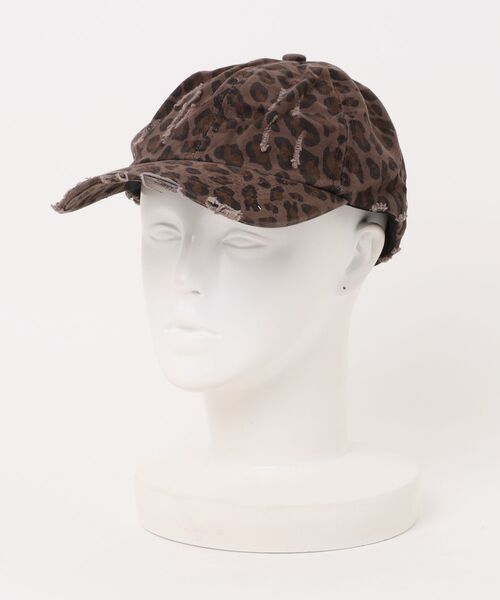 SANSeLF(サンセルフ)の「【SANSeLF】ヒョウ柄 レオパード ダメージ フリンジバイザー ローキャップ saa25a002(キャップ・レディース・レオパード・FREE)」の17枚目の写真