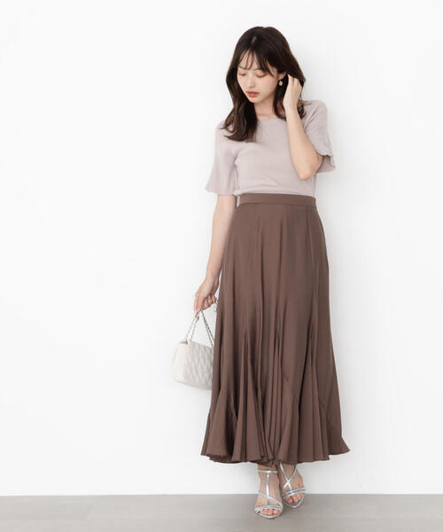 PROPORTION BODY DRESSING（プロポーションボディドレッシング）の「エンブロイダリースリーブニット / 1215270804（ニット/セーター・レディース・グリーン/グレー/ベージュ・FREE）」の8枚目の写真