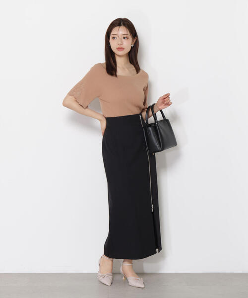 PROPORTION BODY DRESSING（プロポーションボディドレッシング）の「エンブロイダリースリーブニット / 1215270804（ニット/セーター・レディース・グリーン/グレー/ベージュ・FREE）」の11枚目の写真