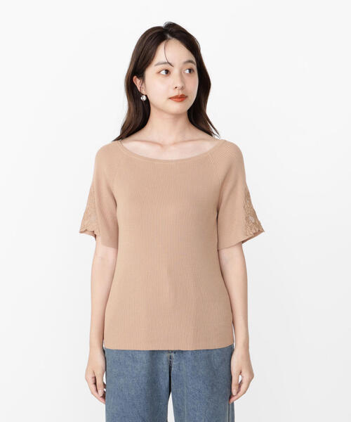 PROPORTION BODY DRESSING（プロポーションボディドレッシング）の「エンブロイダリースリーブニット / 1215270804（ニット/セーター・レディース・グリーン/グレー/ベージュ・FREE）」の15枚目の写真