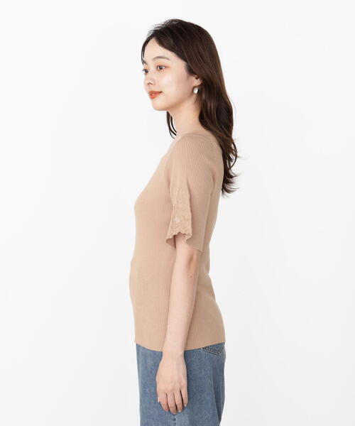PROPORTION BODY DRESSING（プロポーションボディドレッシング）の「エンブロイダリースリーブニット / 1215270804（ニット/セーター・レディース・グリーン/グレー/ベージュ・FREE）」の16枚目の写真