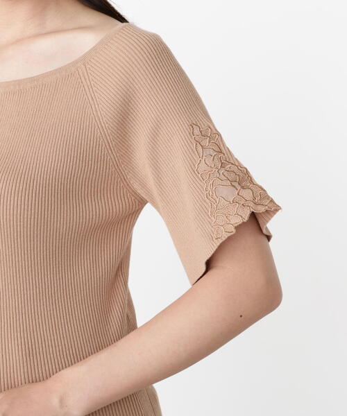 PROPORTION BODY DRESSING（プロポーションボディドレッシング）の「エンブロイダリースリーブニット / 1215270804（ニット/セーター・レディース・グリーン/グレー/ベージュ・FREE）」の18枚目の写真