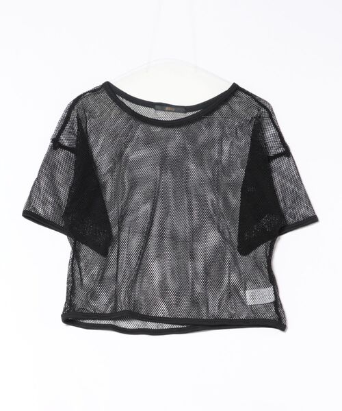 Ritzy(リッツィー)の「メッシュ プルオーバートップス(Tシャツ/カットソー・レディース・ホワイト/ブラック・FREE)」の6枚目の写真