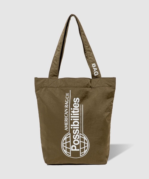 AMERICAN RAG CIE（アメリカンラグシー）の「【AMERICAN RAG CIE】GLOBE TOTE（トートバッグ・レディース・カーキ/ネイビー・FREE）」の2枚目の写真