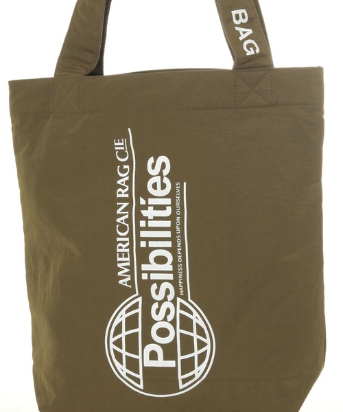 AMERICAN RAG CIE（アメリカンラグシー）の「【AMERICAN RAG CIE】GLOBE TOTE（トートバッグ・レディース・カーキ/ネイビー・FREE）」の5枚目の写真