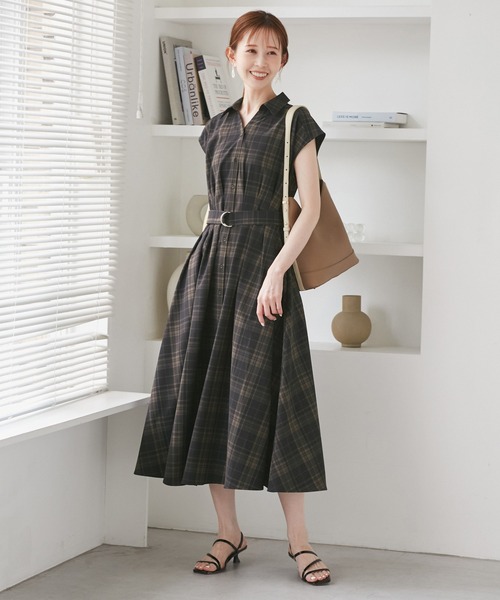 【新品】ロペピクニック ウエストタックチェックアソートワンピース ウエストタックチェックアソートワンピース(ワンピース)|ROPE
