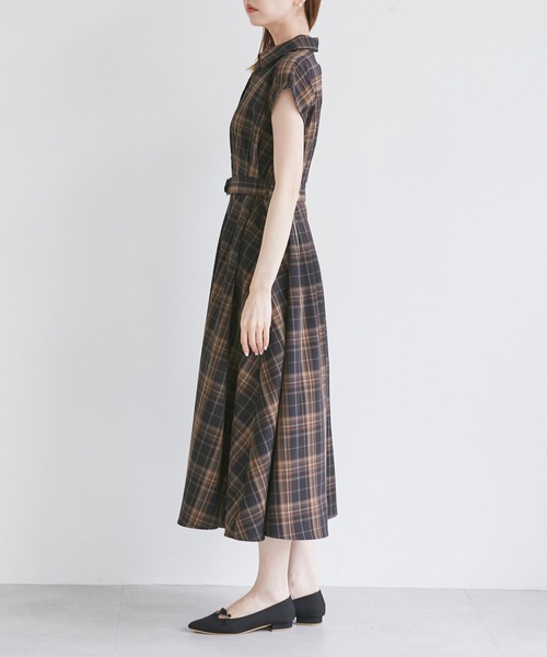 【新品】ロペピクニック　ウエストタックチェックアソートワンピース ROPÉ PICNIC(ロペピクニック) / ウエストタックチェックアソート