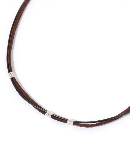 niko and...（ニコアンド）の「2連コードチョーカー（チョーカー・レディース・ベージュ/ブラウン・0）」の3枚目の写真