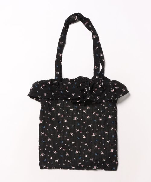 flower（フラワー）の「ガーデントートバッグ（トートバッグ・レディース・アイボリー/ブラック・FREE）」の3枚目の写真