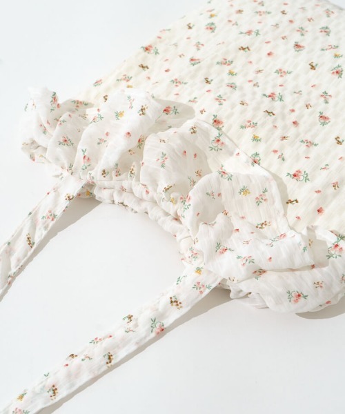 flower（フラワー）の「ガーデントートバッグ（トートバッグ・レディース・アイボリー/ブラック・FREE）」の22枚目の写真