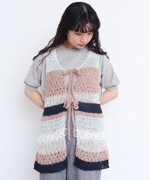 l'atelier du savon | ぽつぽつ糸のcraft knitベスト(ベスト)