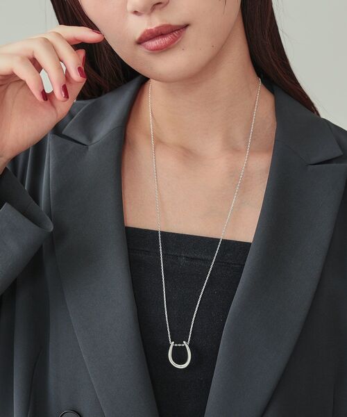 INDIVI（インディヴィ）の「【選べるトップパーツ】ワントップネックレス（ネックレス・レディース・シルバー系5/シルバー/ゴールド・00）」の9枚目の写真