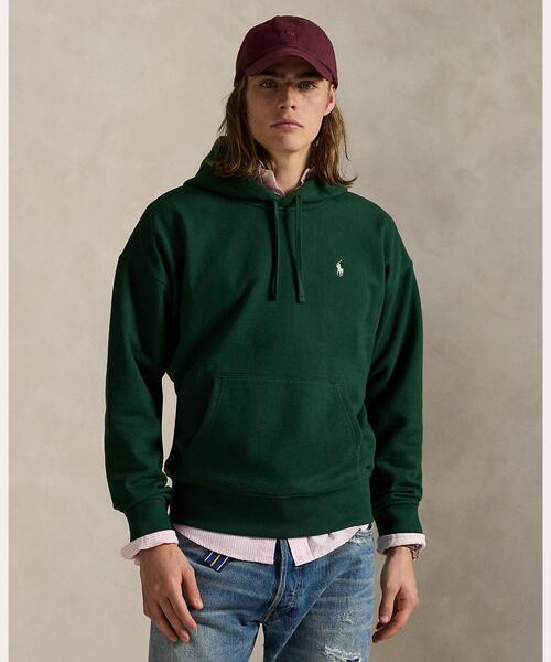 POLO RALPH LAUREN(ポロ ラルフ ローレン)の「リラックス フィット ロゴ フリース フーディ(パーカー・メンズ・グリーン系1・XXL/XL/S/M/L/XS)」の1枚目の写真