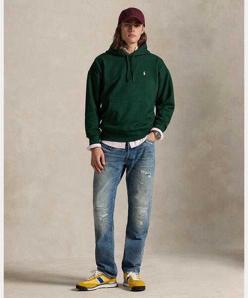 POLO RALPH LAUREN(ポロ ラルフ ローレン)の「リラックス フィット ロゴ フリース フーディ(パーカー・メンズ・グリーン系1・XXL/XL/S/M/L/XS)」の6枚目の写真