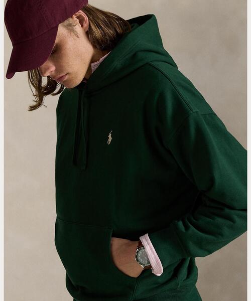 POLO RALPH LAUREN(ポロ ラルフ ローレン)の「リラックス フィット ロゴ フリース フーディ(パーカー・メンズ・グリーン系1・XXL/XL/S/M/L/XS)」の2枚目の写真
