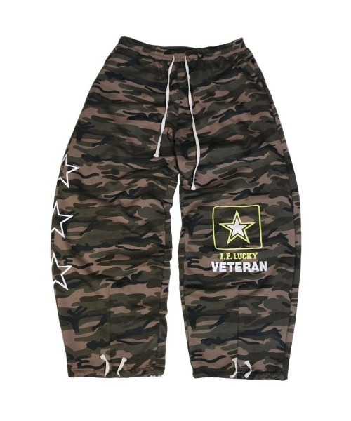 セール】【IFEELLUCKY】Lucky army big sweat pants / 【アイフィール