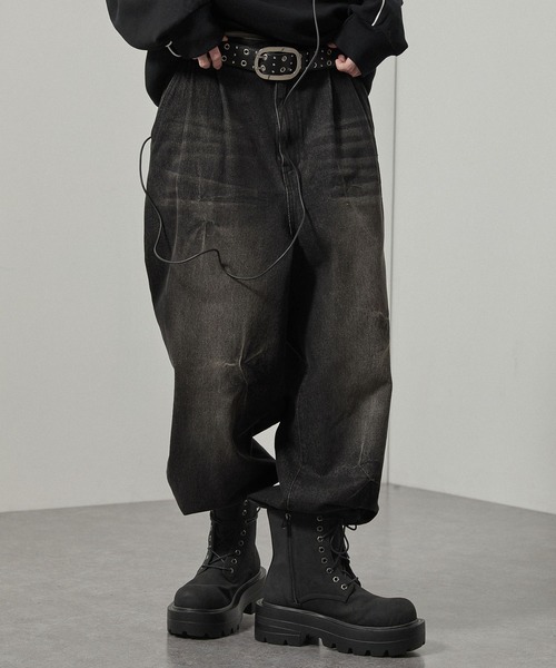 Alfred Alex(アルフレッドアレックス)の「【Alfred Alex】Chunky High-Sole Boots/ハイソール サイドジップブーツ(ブーツ・メンズ・ブラウン/ブラック・L/M/S)」の10枚目の写真