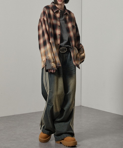 Alfred Alex(アルフレッドアレックス)の「【Alfred Alex】Chunky High-Sole Boots/ハイソール サイドジップブーツ(ブーツ・メンズ・ブラウン/ブラック・L/M/S)」の19枚目の写真