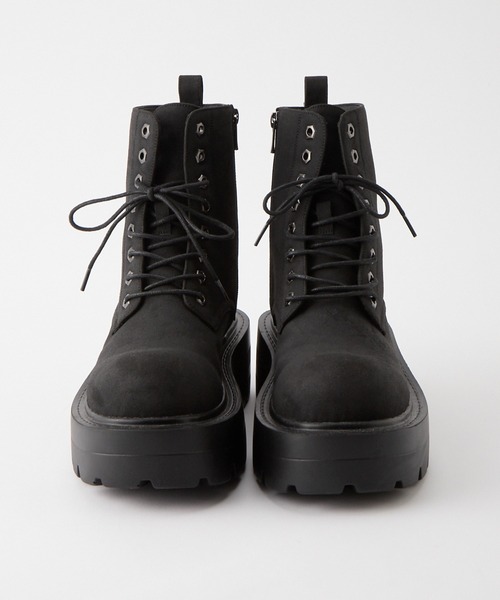 セール】【Alfred Alex】Chunky High-Sole Boots/ハイソール サイド