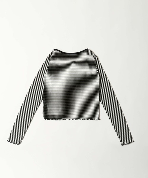 PHILLY(フィリー)の「【2点セット】キャミセットボーダーカーディガン(Tシャツ/カットソー・レディース・グレー/ブラック・FREE)」の19枚目の写真