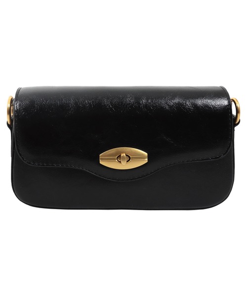 KOBE LETTUCE（コウベレタス）の「ターンロックワンハンドルバッグ（ハンドバッグ・レディース・ブラック/オフホワイト/ブラウン/ネイビー・M）」の13枚目の写真