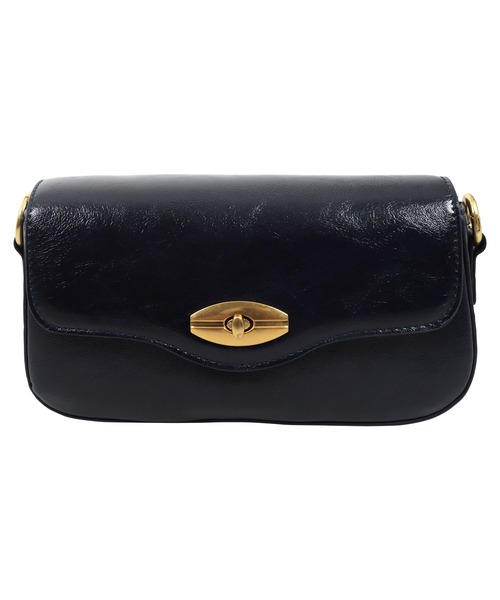 KOBE LETTUCE（コウベレタス）の「ターンロックワンハンドルバッグ（ハンドバッグ・レディース・ブラック/オフホワイト/ブラウン/ネイビー・M）」の15枚目の写真