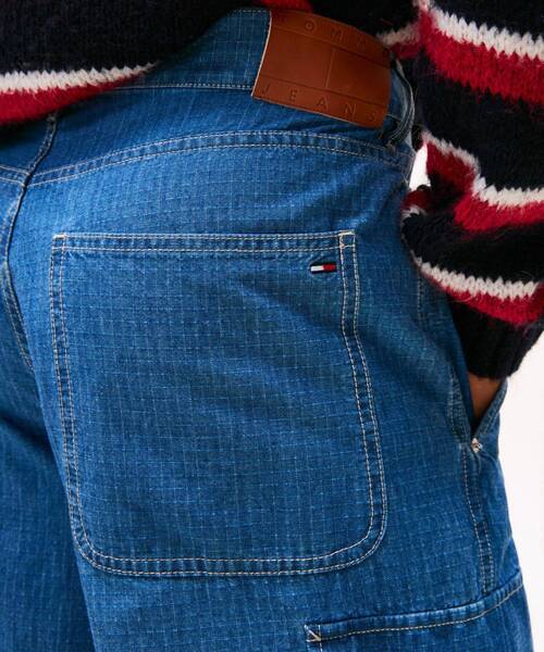 USAモデル【トミージーンズ】ストレッチ コットン ジョガーパンツ/TT66M リラックスインディゴカーゴジーンズ（デニムパンツ）｜TOMMY JEANS
