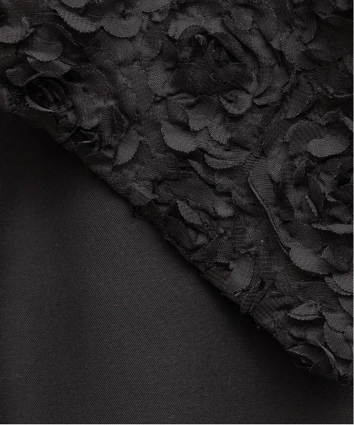 セール】3Dフラワービッグカラーブラウス（シャツ/ブラウス）｜RANDA