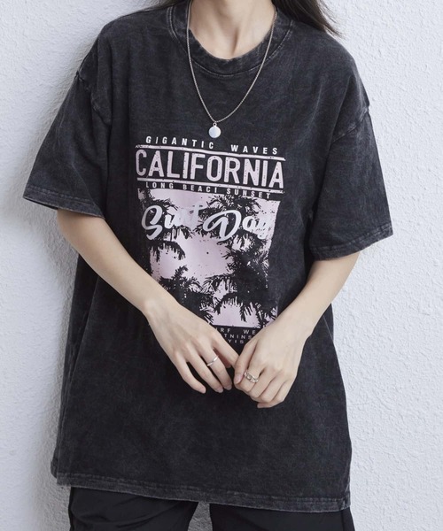 MAISON DE THERESE（メゾン ド テレーズ）の「プリントロゴビッグサイズTシャツ（Tシャツ/カットソー・レディース・ブラック・L）」の4枚目の写真