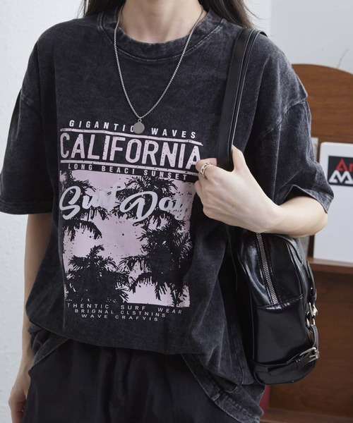 MAISON DE THERESE（メゾン ド テレーズ）の「プリントロゴビッグサイズTシャツ（Tシャツ/カットソー・レディース・ブラック・L）」の5枚目の写真