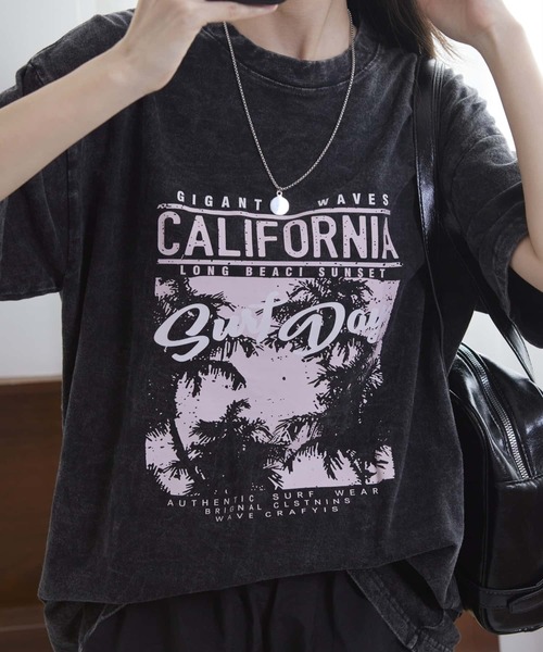 MAISON DE THERESE（メゾン ド テレーズ）の「プリントロゴビッグサイズTシャツ（Tシャツ/カットソー・レディース・ブラック・L）」の6枚目の写真