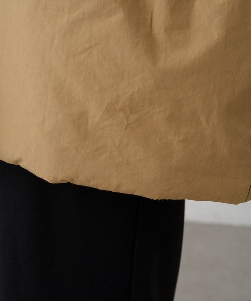 PUAL CE CIN（ピュアルセシン）の「【WEB限定】中綿テーラードジャケット（テーラードジャケット・レディース・ベージュ/ブラック・FREE）」の22枚目の写真