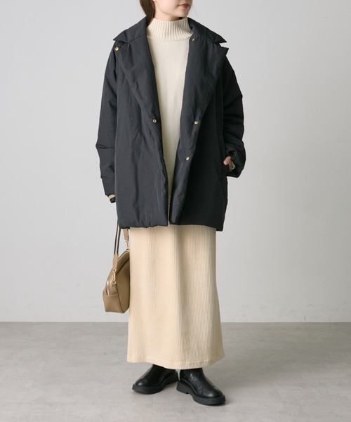 WEB限定】中綿テーラードジャケット（テーラードジャケット）｜PUAL CE