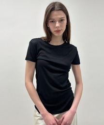FUULLY STUDIO（フーリィーステューディオ）の「シアーハーフスリーブTEE（Tシャツ/カットソー）」