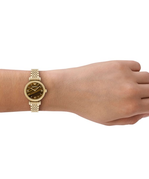 EMPORIO ARMANI（エンポリオアルマーニ）の「エンポリオ・アルマーニ 腕時計 レディース アナログ ステンレス AR11703（アナログ腕時計・レディース・ゴールド・FREE）」の8枚目の写真