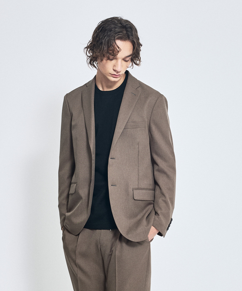 ABAHOUSE（アバハウス）の「【セットアップ対応】デニムライク ジャケット / FLEX JACKET / 2WAYストレッチ 防シワ性 手洗い可（セットアップ・メンズ・ブラウン/ダークネイビー/インディゴブルー・44/46/48/50）」の17枚目の写真