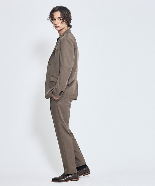 ABAHOUSE（アバハウス）の「【セットアップ対応】デニムライク ジャケット / FLEX JACKET / 2WAYストレッチ 防シワ性 手洗い可（セットアップ・メンズ・ブラウン/ダークネイビー/インディゴブルー・44/46/48/50）」の19枚目の写真