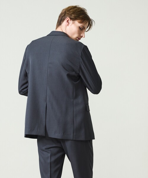 ABAHOUSE(アバハウス)の「【セットアップ対応】デニムライク ジャケット / FLEX JACKET / 2WAYストレッチ 防シワ性 手洗い可(セットアップ・メンズ・ブラウン/ダークネイビー/インディゴブルー/スミクロ・44/46/48/50)」の19枚目の写真