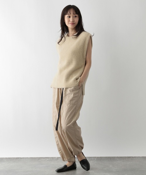 FOUND GOOD（ファウンドグッド）の「シャギーニットベスト（ベスト・レディース・アイボリー/ブラック/グレー系2・L/M）」の17枚目の写真