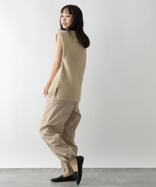 FOUND GOOD（ファウンドグッド）の「シャギーニットベスト（ベスト・レディース・アイボリー/ブラック/グレー系2・L/M）」の18枚目の写真