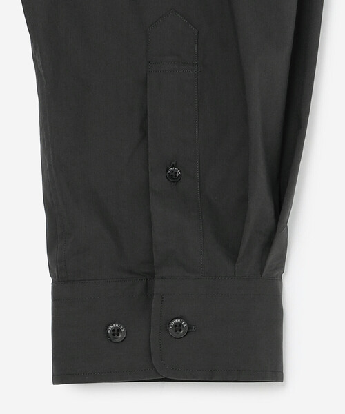 GYMPHLEX（ジムフレックス）の「Gymphlex | タイプライター ショートボタンダウンシャツ WOMEN（シャツ/ブラウス・レディース・ライトグレー/ブラック系その他・14）」の6枚目の写真