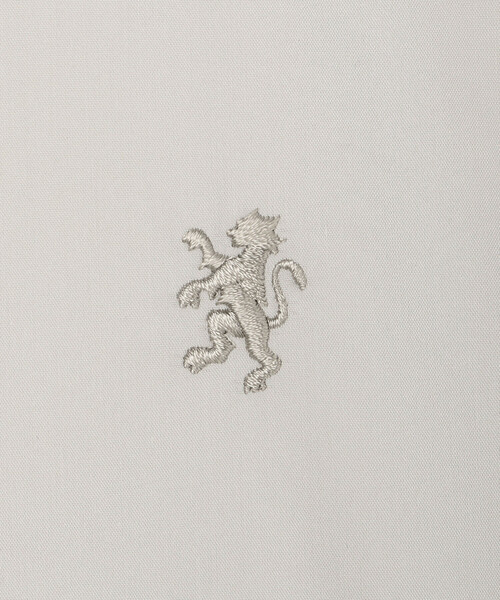 GYMPHLEX（ジムフレックス）の「Gymphlex | タイプライター ショートボタンダウンシャツ WOMEN（シャツ/ブラウス・レディース・ライトグレー/ブラック系その他・14）」の9枚目の写真