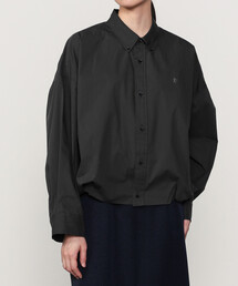 GYMPHLEX | Gymphlex | タイプライター ショートボタンダウンシャツ WOMEN(シャツ/ブラウス)