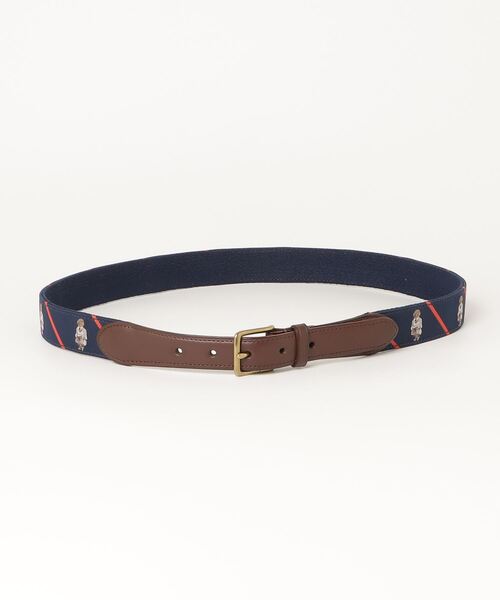Polo ベア レザートリム ベルト（ベルト）｜POLO RALPH LAUREN（ポロ