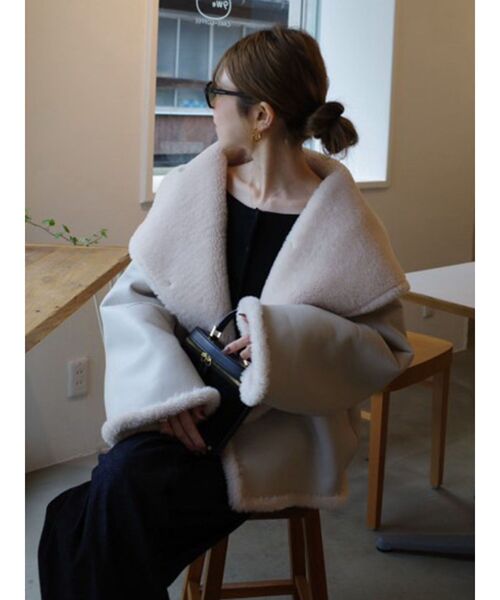 日本製✩美品✩ムートンラム✩ラクーン✩ファーコート✩リバーシブル✩柔らか軽い ムートンコート レディース 本革 ラム リバーシブル ロング