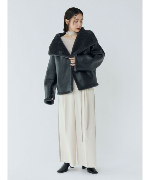 日本製✩美品✩ムートンラム✩ラクーン✩ファーコート✩リバーシブル✩柔らか軽い 日本製✩美品✩ムートンラム✩ラクーン✩ファーコート✩リバーシブル✩