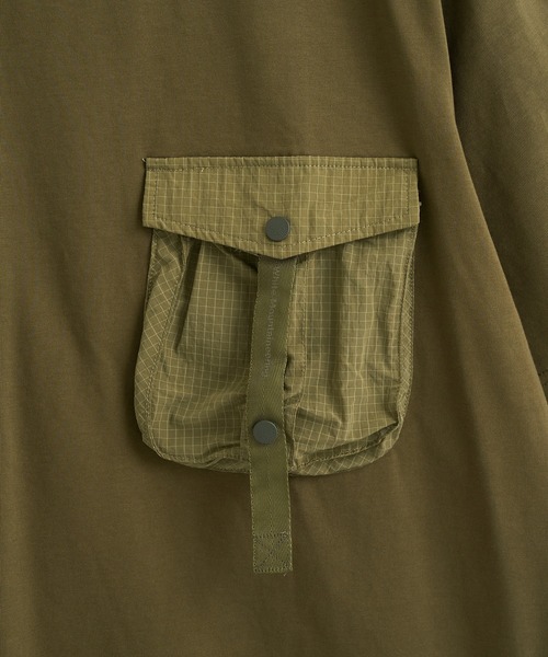 WHITE MOUNTAINEERING(ホワイトマウンテニアリング)の「【White Mountaineering / ホワイトマウンテニアリング】TAPE POCKET T-SHIRT(Tシャツ/カットソー・メンズ・カーキ/ブラック/ベージュ・2/1/0/3)」の9枚目の写真