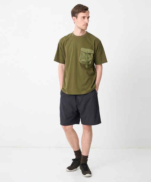 WHITE MOUNTAINEERING(ホワイトマウンテニアリング)の「【White Mountaineering / ホワイトマウンテニアリング】TAPE POCKET T-SHIRT(Tシャツ/カットソー・メンズ・カーキ/ブラック/ベージュ・2/1/0/3)」の17枚目の写真