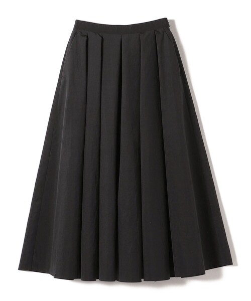 セール】〈手洗い可能〉タフタ タック フレア スカート（スカート